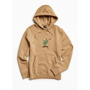 Stussy Tan Hoodie with Graphic